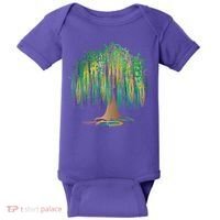 Mardi Gras Beaded Tree Baby Bodysuit thumb 0