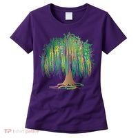 Mardi Gras Beaded Tree Women's T-Shirt thumb 0