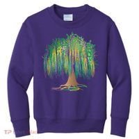 Mardi Gras Beaded Tree Kids Sweatshirt thumb 0