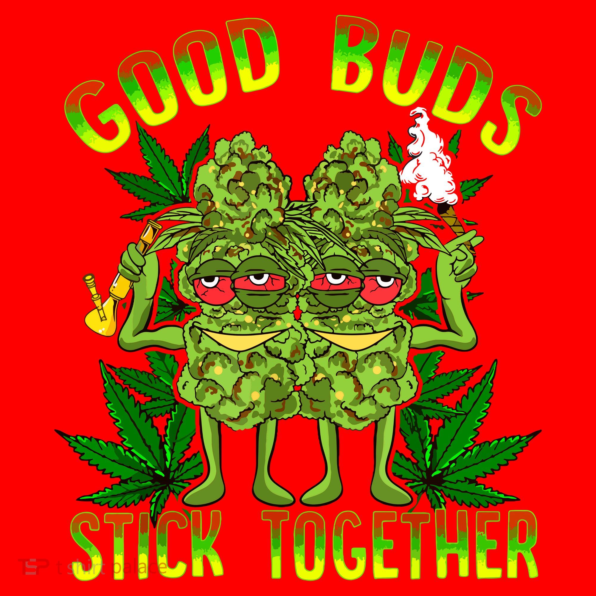 Marijuana Good Buds Stick Together Couples 420 Weed Cannabis Santa Hat