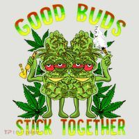 Marijuana Good Buds Stick Together Couples 420 Weed Cannabis 24oz Duet Stainless Steel Tumbler thumb 2