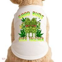 Marijuana Good Buds Stick Together Couples 420 Weed Cannabis Doggie Tank thumb 0