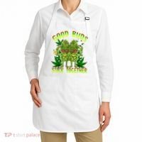 Marijuana Good Buds Stick Together Couples 420 Weed Cannabis Apron thumb 2