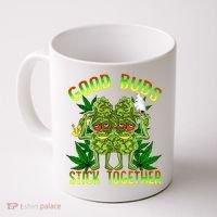 Marijuana Good Buds Stick Together Couples 420 Weed Cannabis Coffee Mug thumb 0