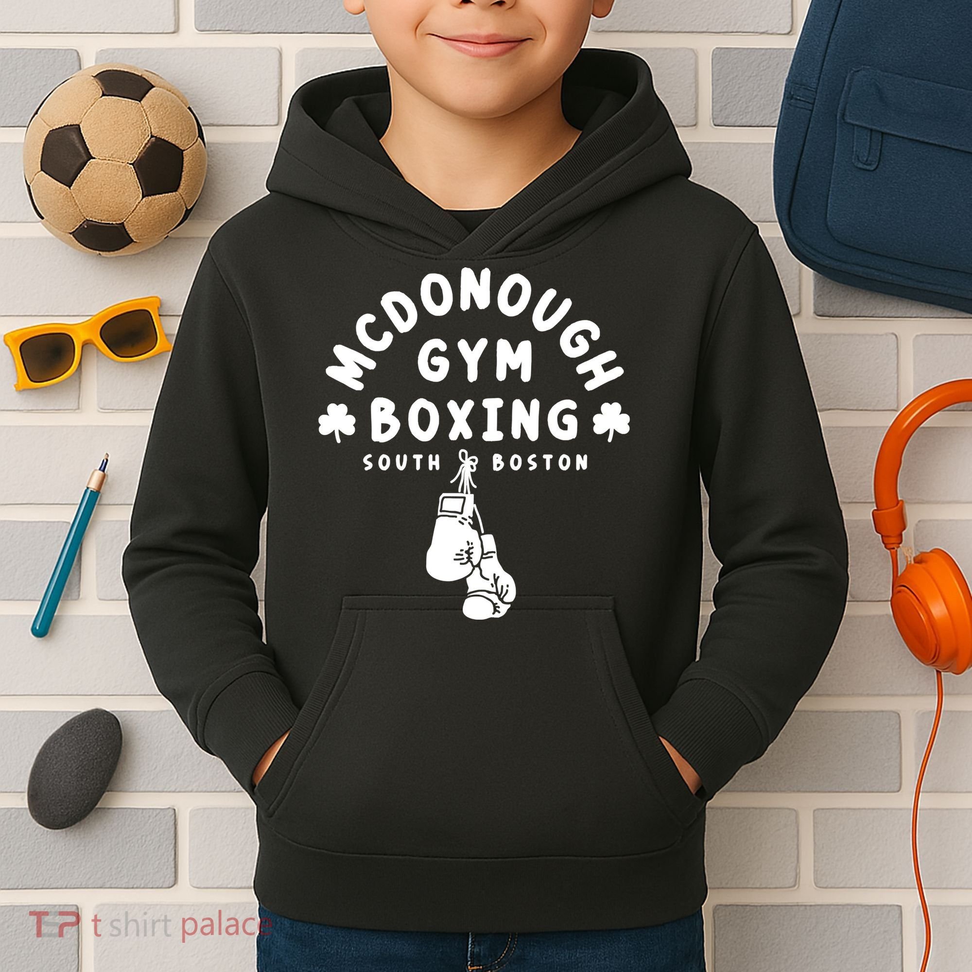 McDonough Gym Boxing Kids Hoodie