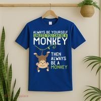 Monkey Gift Be Yourself Unless Be A Monkey Gift T-Shirt thumb 2