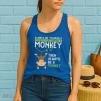 Monkey Gift Be Yourself Unless Be A Monkey Gift Women's Tank Top thumb 2