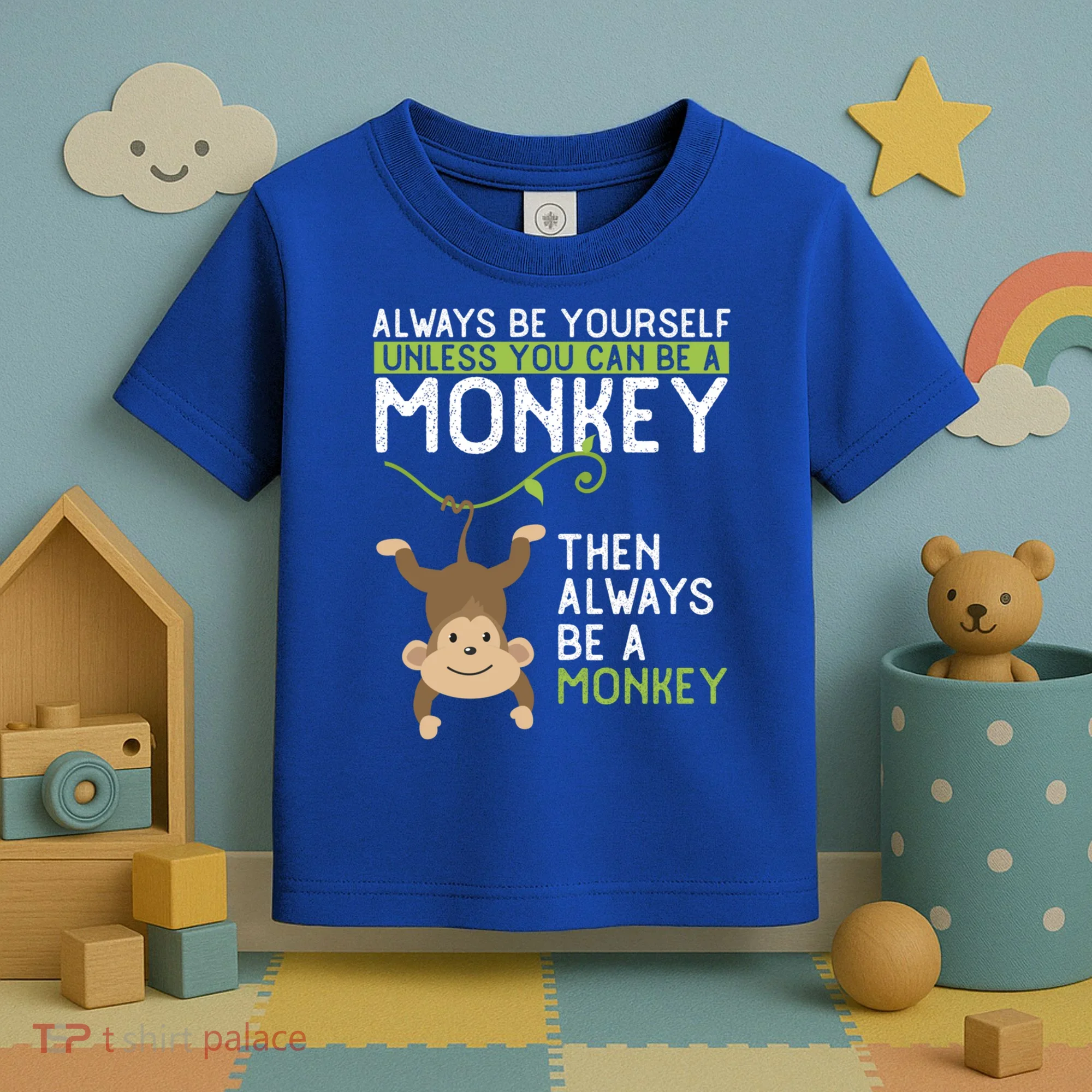 Monkey Gift Be Yourself Unless Be A Monkey Gift Toddler T-Shirt
