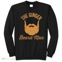Mens Ginger Beard Man Funny Redhead Irish Bearded Men Gift Sweatshirt thumb 0