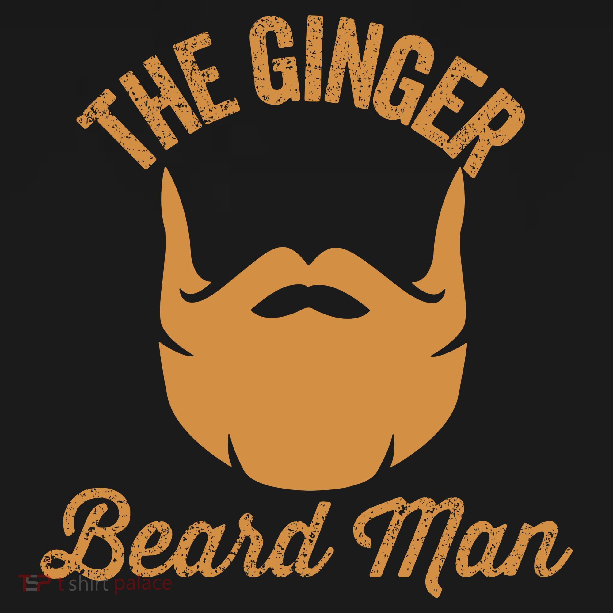 Mens Ginger Beard Man Funny Redhead Irish Bearded Men Gift Polo