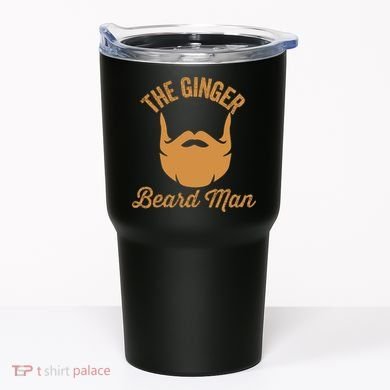Mens Ginger Beard Man Funny Redhead Irish Bearded Men Gift Tumbler