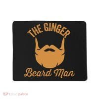 Mens Ginger Beard Man Funny Redhead Irish Bearded Men Gift Mousepad thumb 0