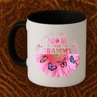My Greatest Blessings Call Me Mom And Grammy Flower Gift Coffee Mug thumb 2