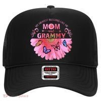 My Greatest Blessings Call Me Mom And Grammy Flower Gift Hat thumb 0