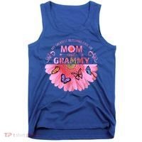 My Greatest Blessings Call Me Mom And Grammy Flower Gift Tank Top thumb 0