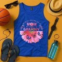 My Greatest Blessings Call Me Mom And Grammy Flower Gift Tank Top thumb 4