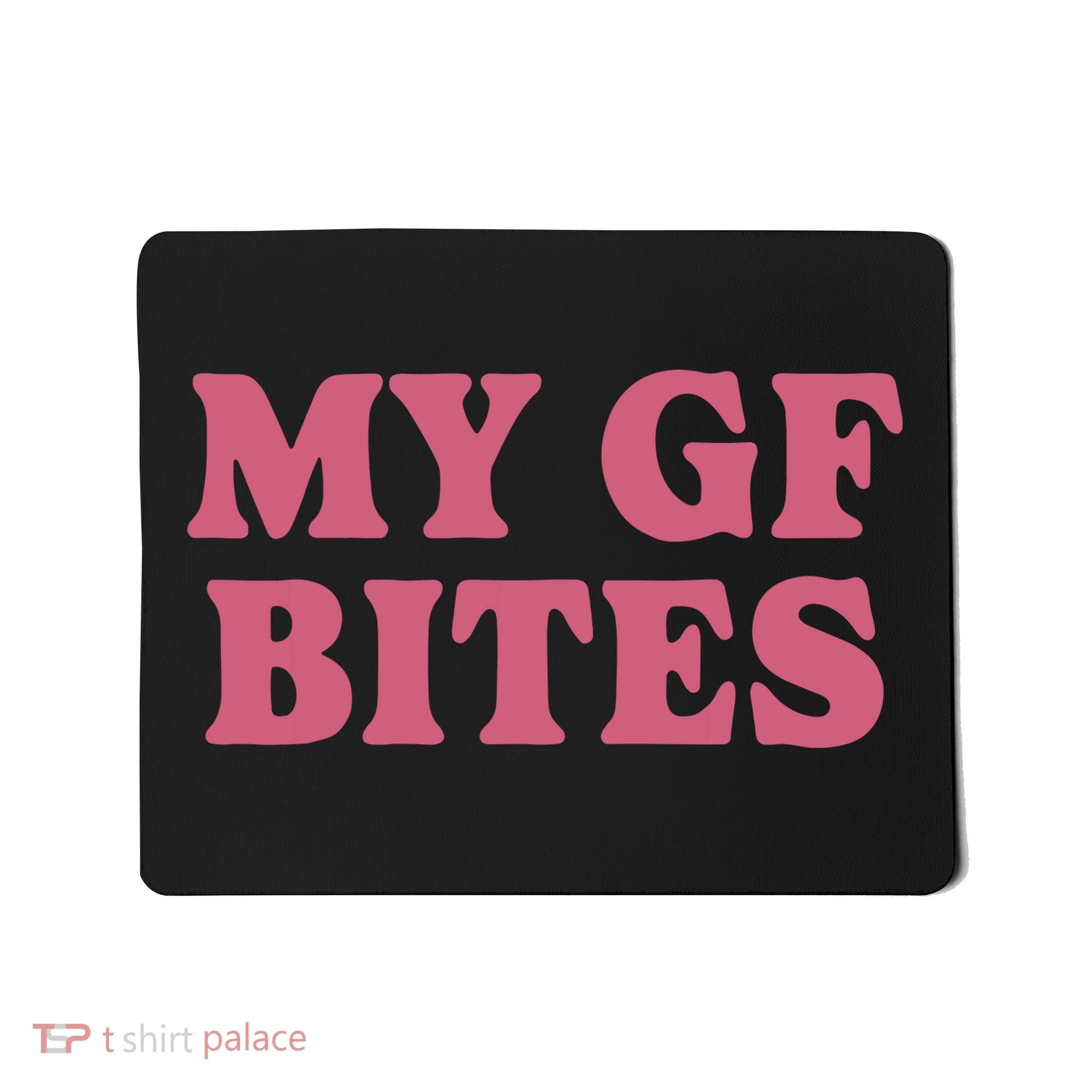 My Gf Bites Mousepad