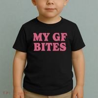 My Gf Bites Toddler T-Shirt thumb 2