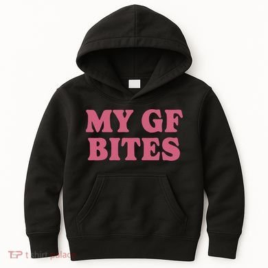 My Gf Bites Kids Hoodie