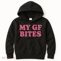 My Gf Bites Kids Hoodie thumb 0