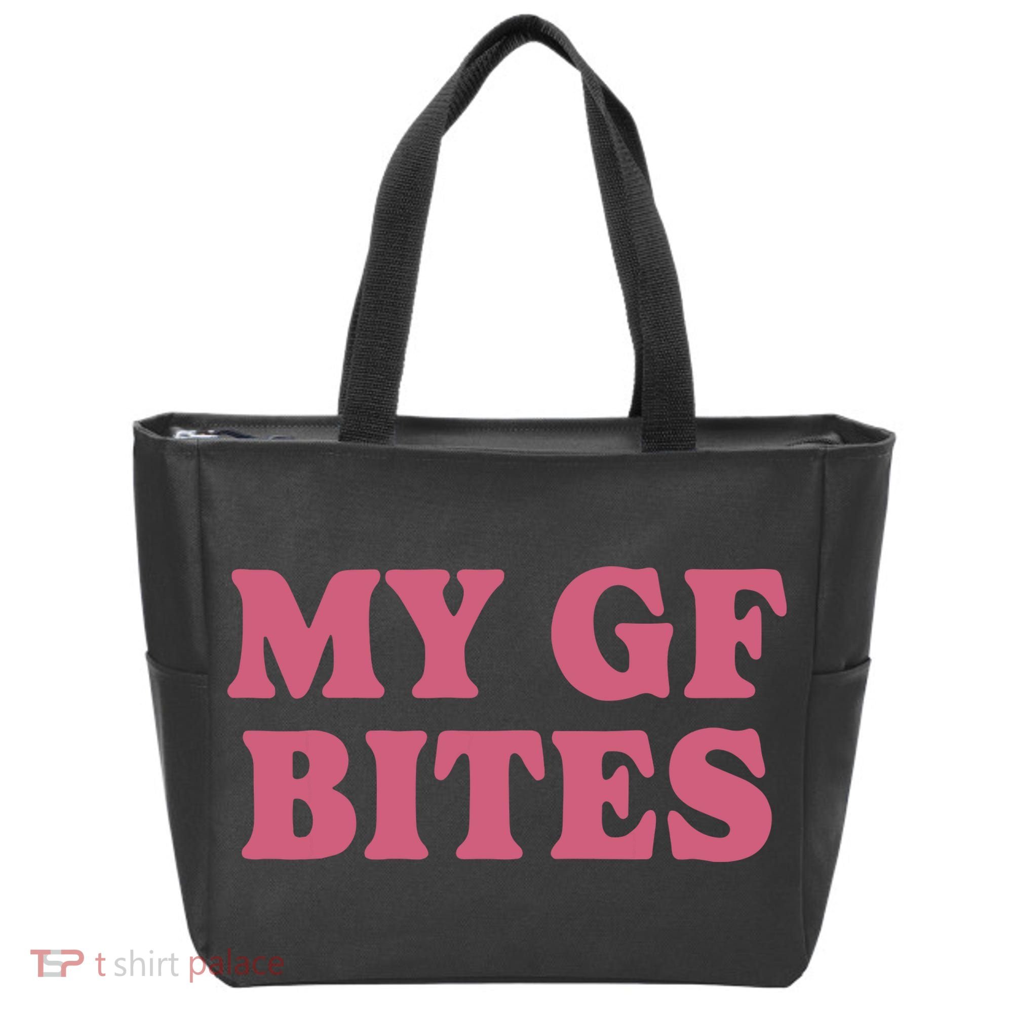 My Gf Bites Tote Bag