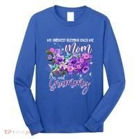 My Greatest Blessing Calls Me Mom And Grammy Hummingbirds Gift Long Sleeve Shirt thumb 0