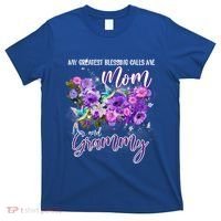 My Greatest Blessing Calls Me Mom And Grammy Hummingbirds Gift T-Shirt thumb 0