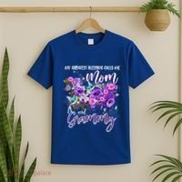 My Greatest Blessing Calls Me Mom And Grammy Hummingbirds Gift T-Shirt thumb 2