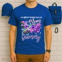 My Greatest Blessing Calls Me Mom And Grammy Hummingbirds Gift T-Shirt thumb 6