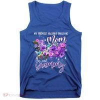 My Greatest Blessing Calls Me Mom And Grammy Hummingbirds Gift Tank Top thumb 0