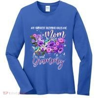 My Greatest Blessing Calls Me Mom And Grammy Hummingbirds Gift Women's Long Sleeve Shirt thumb 0