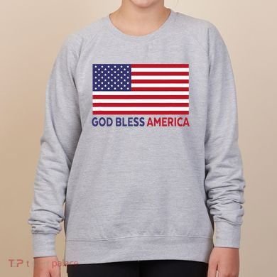 Modern God Bless America Women's Sweatshirt