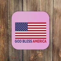 Modern God Bless America Coaster thumb 0