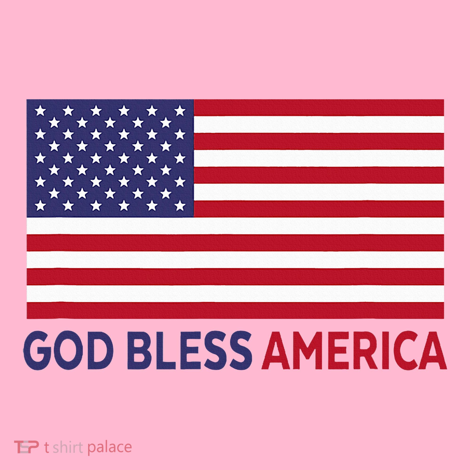 Modern God Bless America Coaster