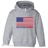 Modern God Bless America Toddler Hoodie thumb 0