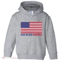 Modern God Bless America Toddler Hoodie thumb 0