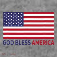 Modern God Bless America Toddler Hoodie thumb 2