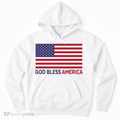 Modern God Bless America Hoodie