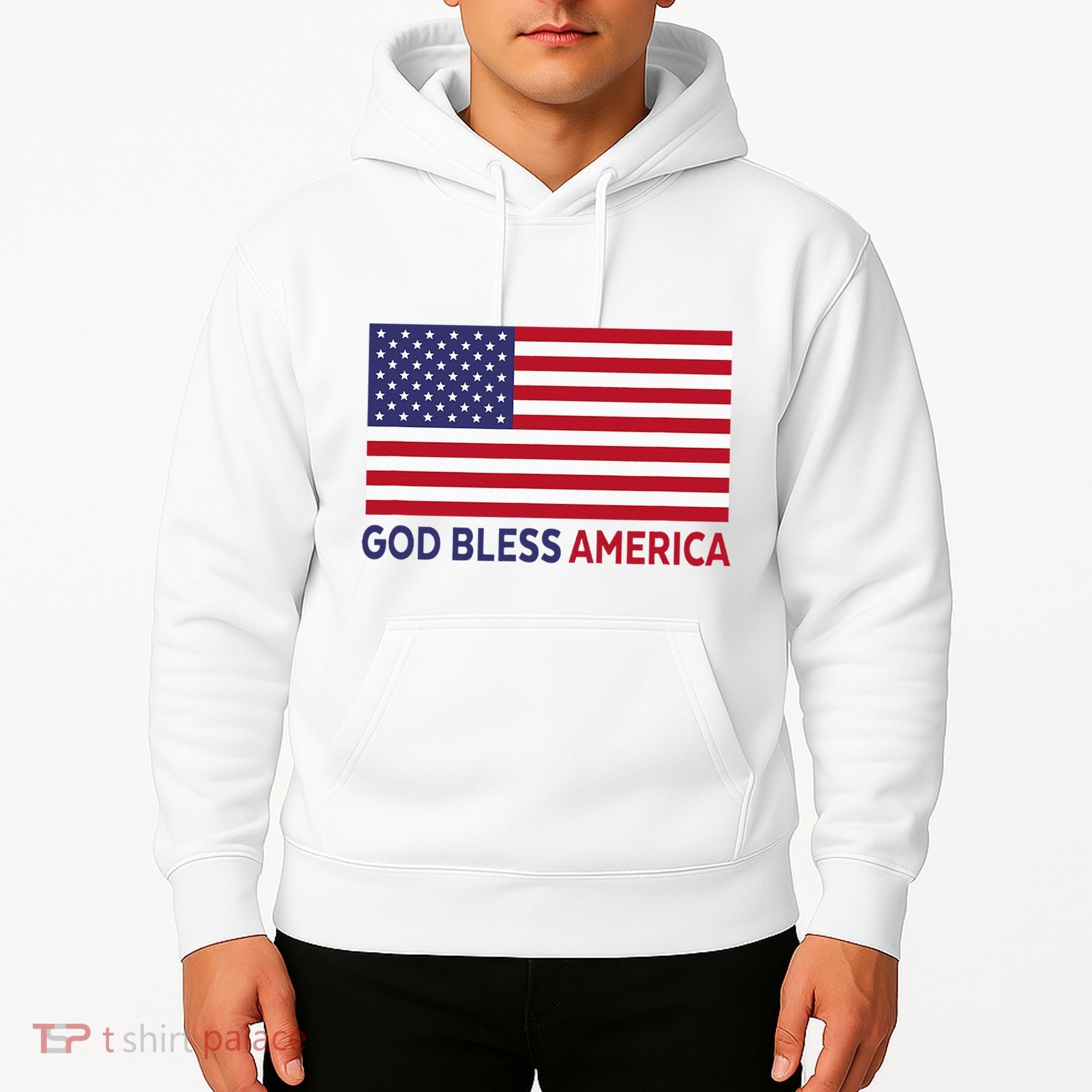 Modern God Bless America Hoodie