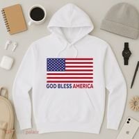 Modern God Bless America Hoodie thumb 3