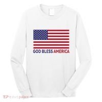 Modern God Bless America Long Sleeve Shirt thumb 0