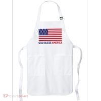 Modern God Bless America Apron thumb 0