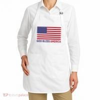 Modern God Bless America Apron thumb 2