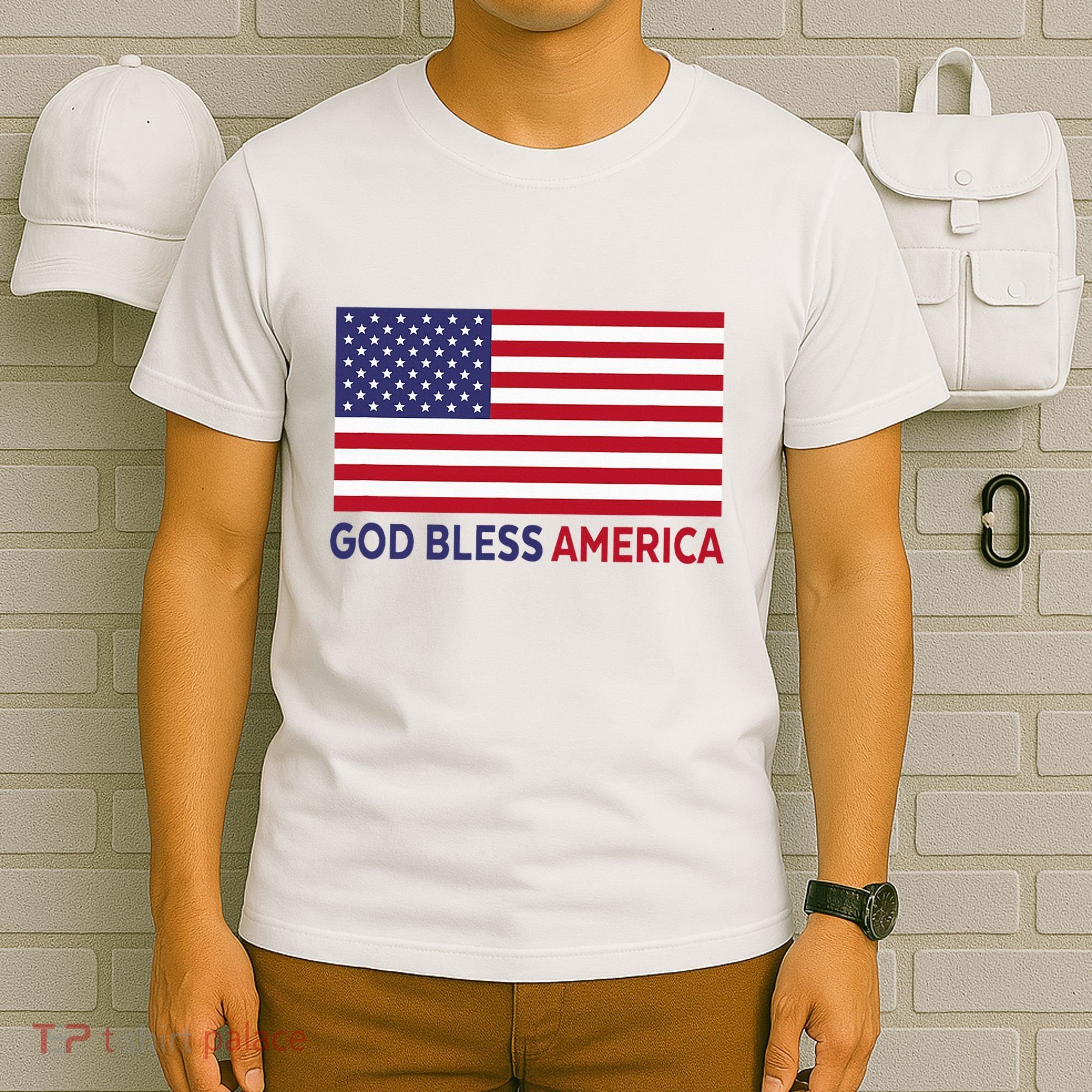 Modern God Bless America T-Shirt