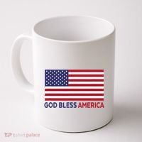 Modern God Bless America Coffee Mug thumb 0