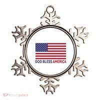 Modern God Bless America Ornament thumb 0