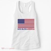 Modern God Bless America Women's Tank Top thumb 0