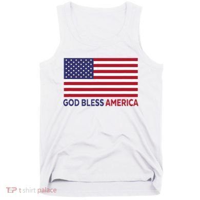 Modern God Bless America Tank Top