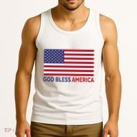 Modern God Bless America Tank Top thumb 3