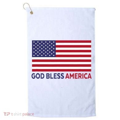 Modern God Bless America Golf Towel